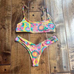 Black Bough Bikini Set